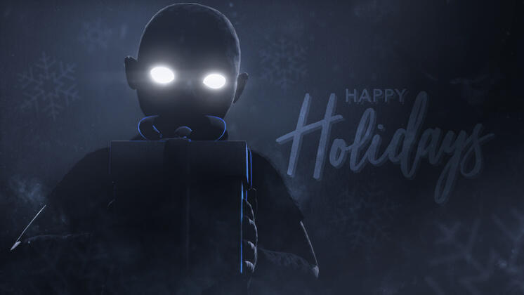 Old Happy Holidays Render